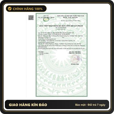 (Che Tên) Viên uống tinh chất hàu biển của Úc (60v) tăng cường sinh lý nam Oyster plus Zinc Hỗ Trợ 24/7