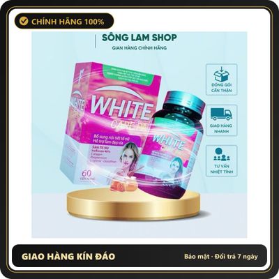 (Che Tên) Viên uống nội tiết tố WHITE CARE PA giúp bổ sung nội tiết tố và hỗ trợ làm đẹp da hiệu quả. Hộp 60 viên Bảo Mật Tuyệt Đối