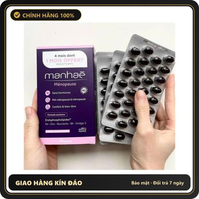 (Che Tên) (hàng công ty) Viên Uống Nội Tiết Nutrisante Manhae 90 viên Chuẩn Auth