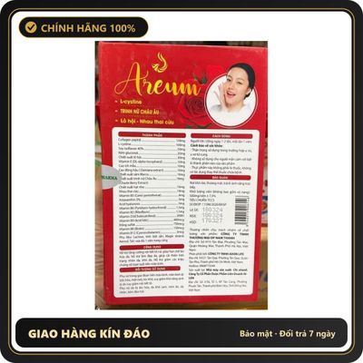 (Che Tên) Viên uống nội tiết tố - AREUM - Tăng sinh lý nữ - Đẹp da - Lọ 30 viên ( Mẫu mới ) Bảo Mật Tuyệt Đối