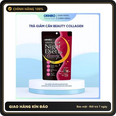 (Che Tên) Trà giảm cân Beauty Collagen Orihiro 16 gói Giao Nhanh Toàn Quốc