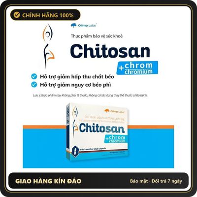 (Che Tên) Viên Uống Hỗ Trợ Giảm Cân Olimp Labs Chitosan Chromium Nhập Khẩu Châu Âu 30 Viên/Hộp - Hàng Mới Về