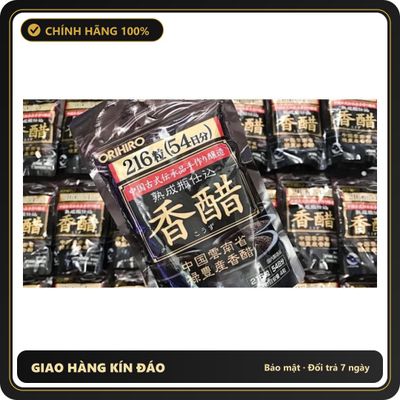 (Che Tên) Combo 2 gói Giấm đen Orihiro giúp hỗ trợ giảm cân hiệu quả 108 ngày Hỗ Trợ 24/7