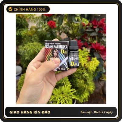 (Che Tên) Nước D10 hộp đen 10ml nhỏ giọt hòa tan cực nhanh Cao Cấp Bảo Đảm
