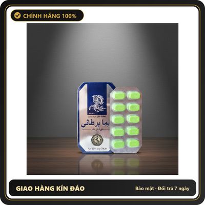 (Che Tên) Vỉ Thái Xanh 10v Hỗ trợ Nam giới Bảo Mật Tuyệt Đối