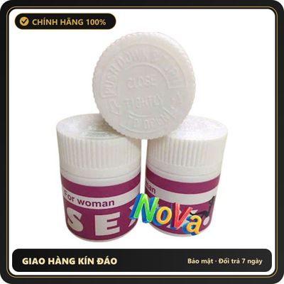 (Che Tên) Viên Uống Kích Thích Ham Muốn thân mật Cho Phụ Nữ NoVa - Hỗ Trợ Sức Khỏe Nữ 5 Viên Dạng Nén, Dễ Dùng, Hiệu Quả Cao Cao Cấp Bảo Đảm