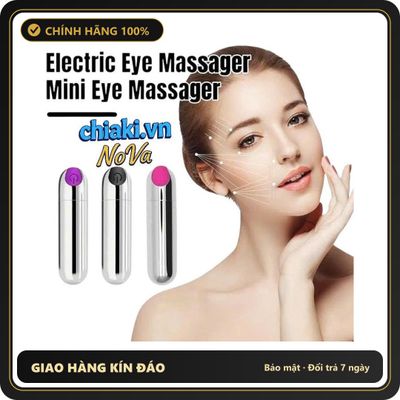 (Che Tên) Máy Massage Mặt Novas - Thiết Bị Làm Đẹp Chức Năng 10 Chế Độ Rung Biến Tần Số Mạnh, Pin Sạc Tiện Lợi, Nhẹ 80g Giao Nhanh Toàn Quốc