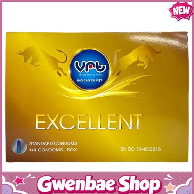 Bao cao su khách sạn giá sỉ VRT - Hộp 144 cái - Gwen Shop Chính Hãng