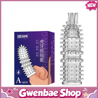 Bao cao su ngón tay Aichao A-spot 4 - Gai nổi lớn - Hộp 1 cái - Gwen Shop Chính Hãng