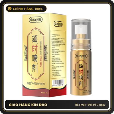 (Che Tên) Xịt chống xuất tinh sớm Duai kéo dài thời gian quan hệ chai 10ml Cao Cấp Bảo Đảm