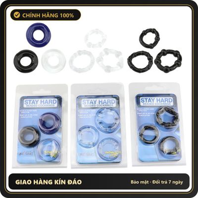 (Che Tên) Vòng silicon co giãn – phụ kiện hỗ trợ tăng cường trải nghiệm 322128 Hộp Trắng Kín