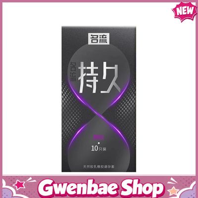 Bao cao su Mingliu Đồng Hồ Tím - Có hạt, kéo dài thời gian - Hộp 10 cái - Gwen Shop Chính Hãng