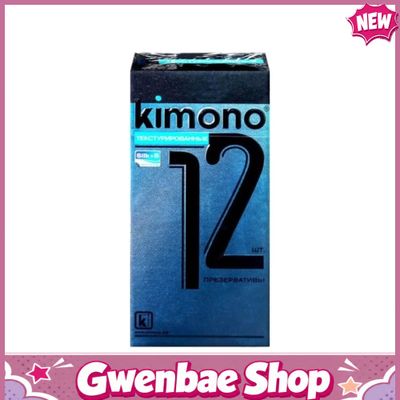 Bao cao su Kimono Dotted - Mỏng 0.03mm, điểm nổi - Hộp 12 cái - Gwen Shop Chính Hãng