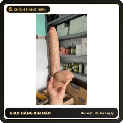 (Che Tên) (Sale) Dương Vật Giả 27Cm, Che Tên Bảo Mật Hộp Trắng Kín
