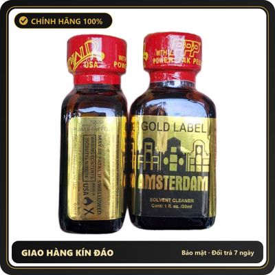 (Che Tên) ( )>Popper 30ml USA, Hàng Chính Hãng, Hỗ Trợ Tăng Cường Sinh Lý Cho Nam Nữ Cực Mạnh, Tác Dụng Nhanh Chóng Hộp Trắng Kín