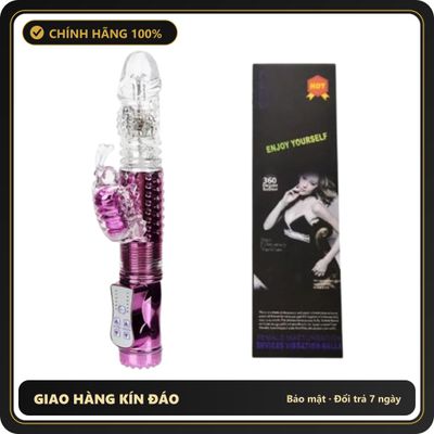 (Che Tên) Máy massage rung ngoay 2 đầu cầm tay size 3 x 23cm Bảo Mật Tuyệt Đối