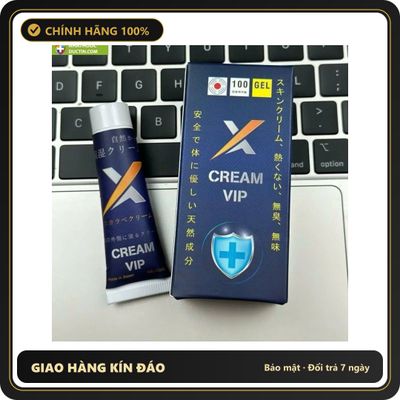 (Che Tên) Kem Dưỡng Da Nhạy Cảm X CREAM VIP Nhật Bản - Mỏng Nhẹ, Thấm Nhanh, Không Mùi, Dưỡng Ẩm Cho Nam Giới Chuẩn Auth