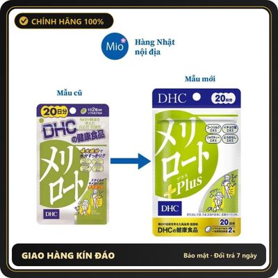 (Che Tên) Combo 20 Ngày Hỗ Trợ Thon đùi gói 40 Viên DHC - Giảm Mỡ.bụng Chitosan gói 60 viên DHC Nhật Bản - Hàng Mới Về