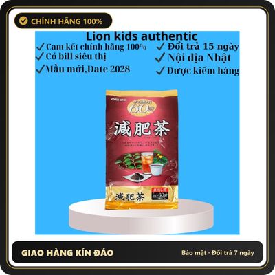 (Che Tên) Trà giảm mỡ bụng Genpi Nhật bản [DATE MỚI NHẤT] 60 gói Hộp Trắng Kín