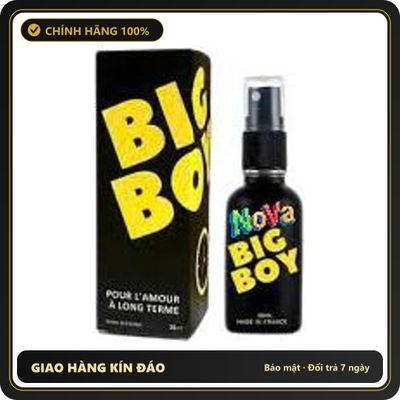 (Che Tên) NOVA Big Boy 30ml– Hỗ trợ tăng thời gian quan hệ Cao Cấp Bảo Đảm