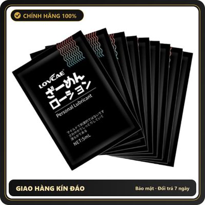 (Che Tên) [Combo tiết kiệm] 10 gói gel bôi trơ.n gốc nước loại 5ml/gói Chuẩn Auth