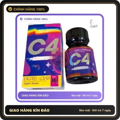 (Che Tên) Chai Hít Popper C4 Main Componets 10ml USA Chính Hãng - chai 10ml, hương dịu không nồng, hàng chuẩn nhập khẩu - giao hàng che tên kín đáo 894846 - Hàng Mới Về