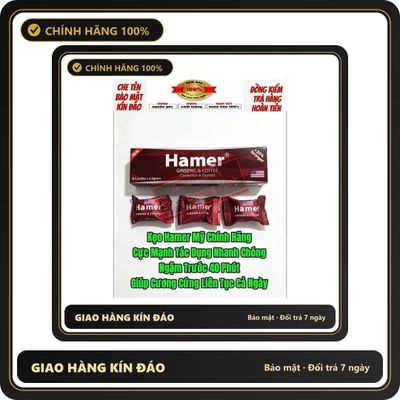 (Che Tên) ( Hàng Nhập Khẩu Chính Hãng USA) Combo 3 Viên Kẹo Hamer Mỹ, Cực Mạnh, Tác Dụng Nhanh Chóng,An Toàn cho sức khỏe - Hàng Mới Về ( Hàng Nhập Khẩu Chính Hãng USA) Combo 3 Viên Kẹo Ham Giao Nhanh