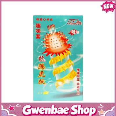 Bao cao su Mengze - Gân gai xoắn - Hộp 4 cái - Gwen Shop Chính Hãng