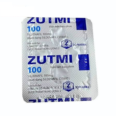 Viên uống rối loạn cương dương Zutmi 100 hộp 1 vỉ x 4 viên hàng có sẵn