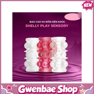 Shelly Play Sensory - Bao cao su đôn dên khúc Giao Chính Hãng - Gwen Shop Chính Hãng