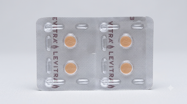 Viên uống rổi loạn cương dương Levitra 10mg hộp 4 viên mẫu mới