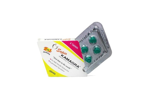 Dòng Cao Cấp Chính Hãng - Viên hỗ trợ cương dương kéo dài cao cấp Kamaga Super ajanta Sildenafil 100 mg + Dapoxetine 60 