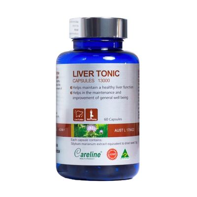 Bản Nhập Khẩu Cao Cấp - Viên Hỗ Trợ Chức Năng Gan Nakanihon Liver Tonic Capsule 60 Viên - Sản Phẩm Từ Úc, Thải Độc Tố Và