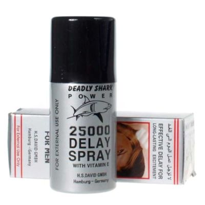 Hàng Nội Địa Cao Cấp - Dung Dịch Xịt kéo dài thời gian cho nam Power Deadly Shark 45ml Đức cao cấp H.S.DAVID GMBH, giao 