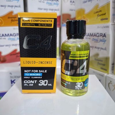 Hàng Chuẩn Nhập Khẩu - Dung Dịch Hít Thư Giãn c4 30ml, cực mạnh, cho ng lờn nặng, mẫu 2 - hương dịu, dùng cho cả nam và 
