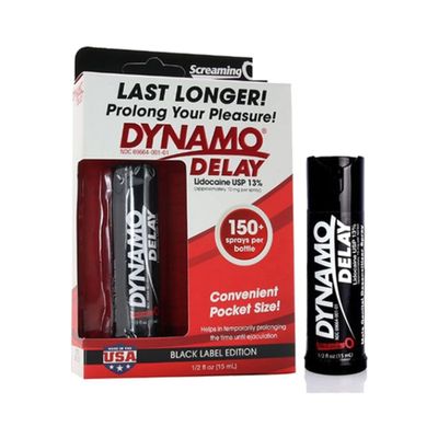 Phiên Bản Chính Hãng - Dung Dịch Xịt Khử Mùi Thơm Cơ Thể USA - Dynamo Delay Black Label Edition 15ml Screaming O - hỗ tr