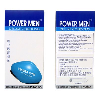Hàng Chuẩn Nhập Khẩu - Bao Su Cao Cấp Powermen 12 Pack - Bí Quyết Chống Xuất Tinh Sớm, Chạm Đỉnh Cuộc Vui mẫu 3 POWER ME