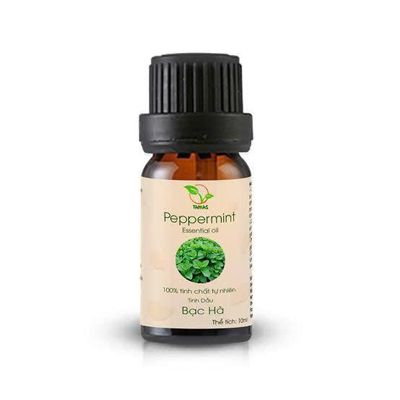 Tinh Dầu Nguyên Chất Bạc Hà 10ml - Tinh Dầu Thiên Nhiên Hữu Cơ, Tạo Cảm Giác Sảng Khoái, Hỗ Trợ Sức Khỏe