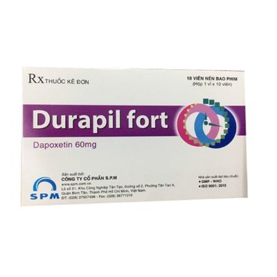 Durapil fort - Viên uống xuất tinh sớm 60 hộp 1 vỉ x 10 viên hàng có sẵn Giao Kín Đáo