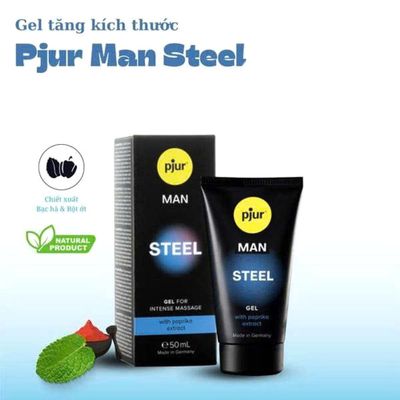 Steel - Gel Tăng Kích Thước Dương Vật Pjur Man cho nam Giao Kín Đáo