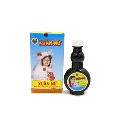 Điều hòa kinh nguyệt, giảm đau bụng kinh Xuân Nữ Bổ Huyết Vinh Quang hộp 1 lọ hàng có sẵn 280ml - Bổ huyết, Chính Hãng