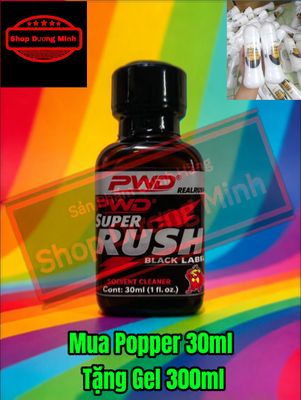 Popper mỹ 30ml, Cực Mạnh,Giá Sale, Kèm Gel bôi trơn, 