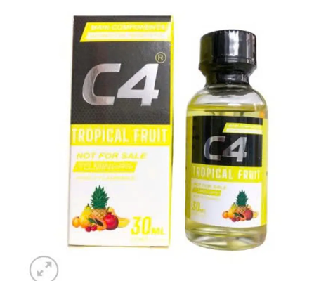 Popper C4 Tropical Fruit 30ml Hương Thơm Trái Cây Chính Hãng Nhập Khẩu Mỹ, Cực Mạnh,Phê Tới Não, Che Tên 