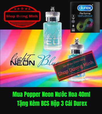 Popper Hương Nước hoa 40ml USA, Hít Thơm, Phê Lâu,Kèm BCS 