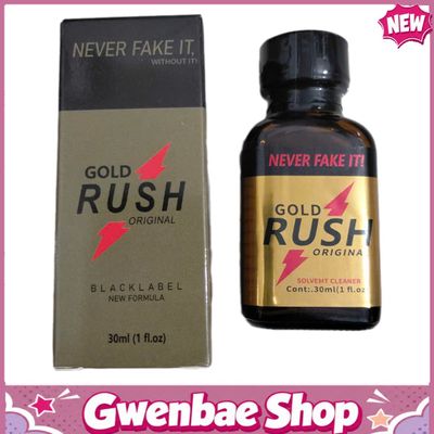 Chai Hít Tăng Khoái Cảm Kích Thích Bao Phê Popper Gold Rush Original Never Fake It 30ml - Gwenshop Chính Hãng