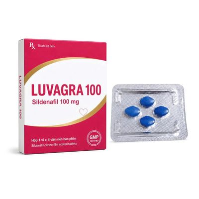Hàng Chuẩn Nhập Khẩu - Viên hỗ trợ tăng cường sinh lý nam Luvagra100 4 Viên LUVAGRA 100 4 viên - hàng nhập khẩu, dùng th