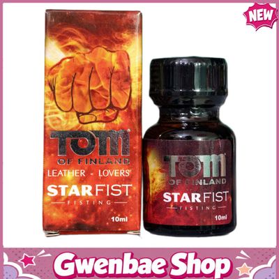 Chai Hít Kích Thích Bao Phê Tăng Khoái Cảm Popper Tom Of Finland Leather - Lovers Star Fist 10ml - Gwenshop Chính Hãng