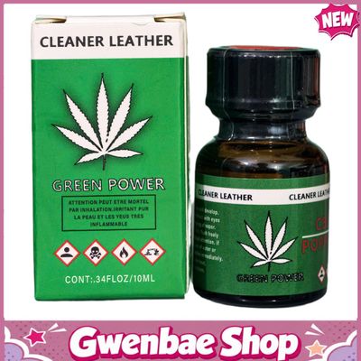 Chai Hít Kích Thích Bao Phê Tăng Khoái Cảm Popper Green Power Cleaner Leather 10ml - Gwenshop Chính Hãng