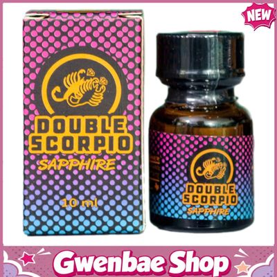 Chai Hít Kích Thích Bao Phê Tăng Khoái Cảm Popper Double Scorpio Sapphire 10ml - Gwenshop Chính Hãng