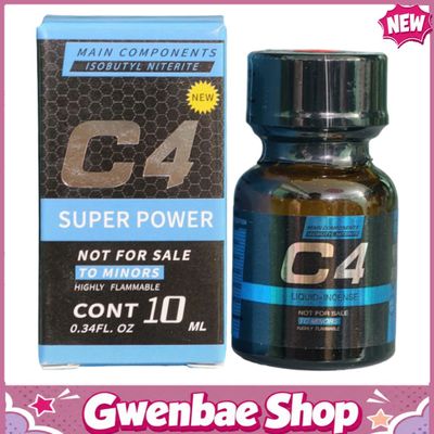 Chai Hít Tăng Khoái Cảm Kích Thích Bao Phê Popper C4 Super Power Blue 10ml - Gwenshop Chính Hãng